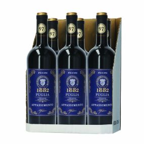 Piccini 1882 Puglia Appassimento Negroamaro - Primitivo 6 x 75 cl