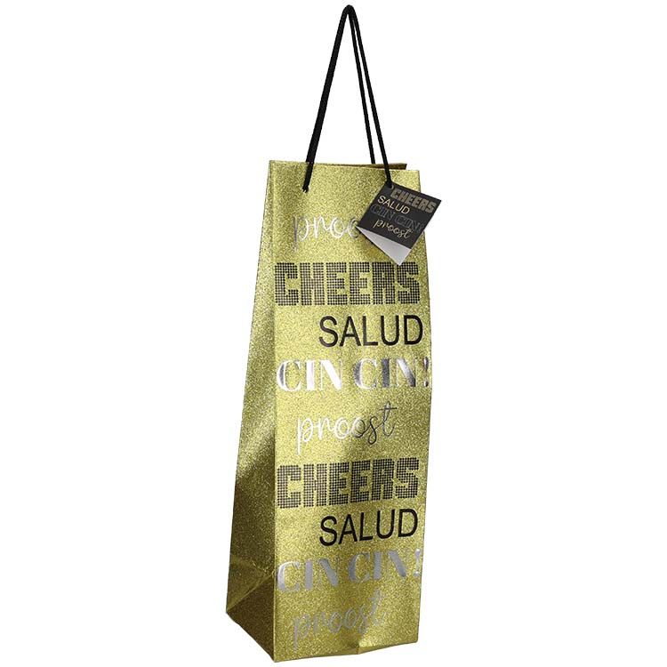 Kadotas Cheers Salud Cin Cin - Olijfgroen Glitters 