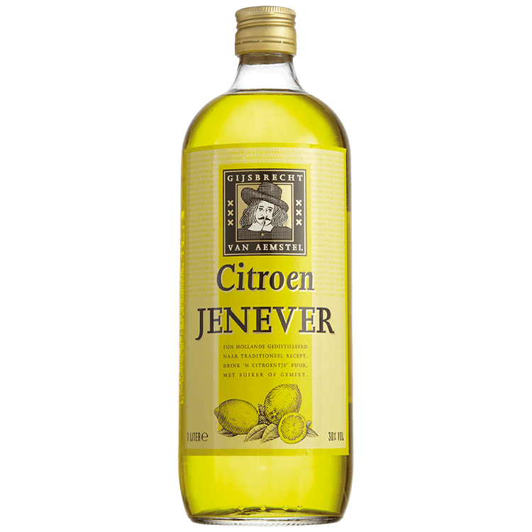 Gijsbrecht van Aemstel Citroen Jenever HELE LITER