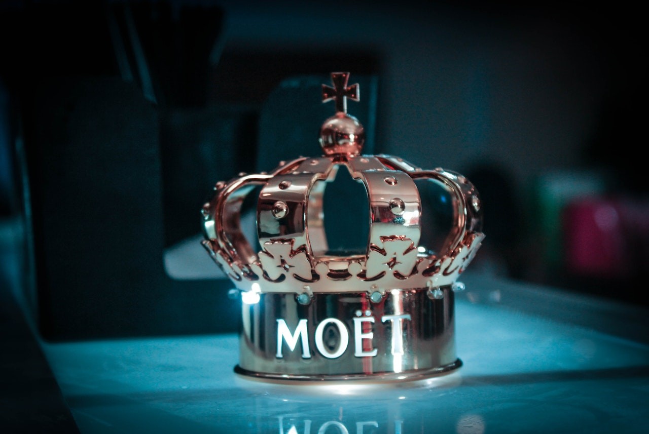 Moet champagne
